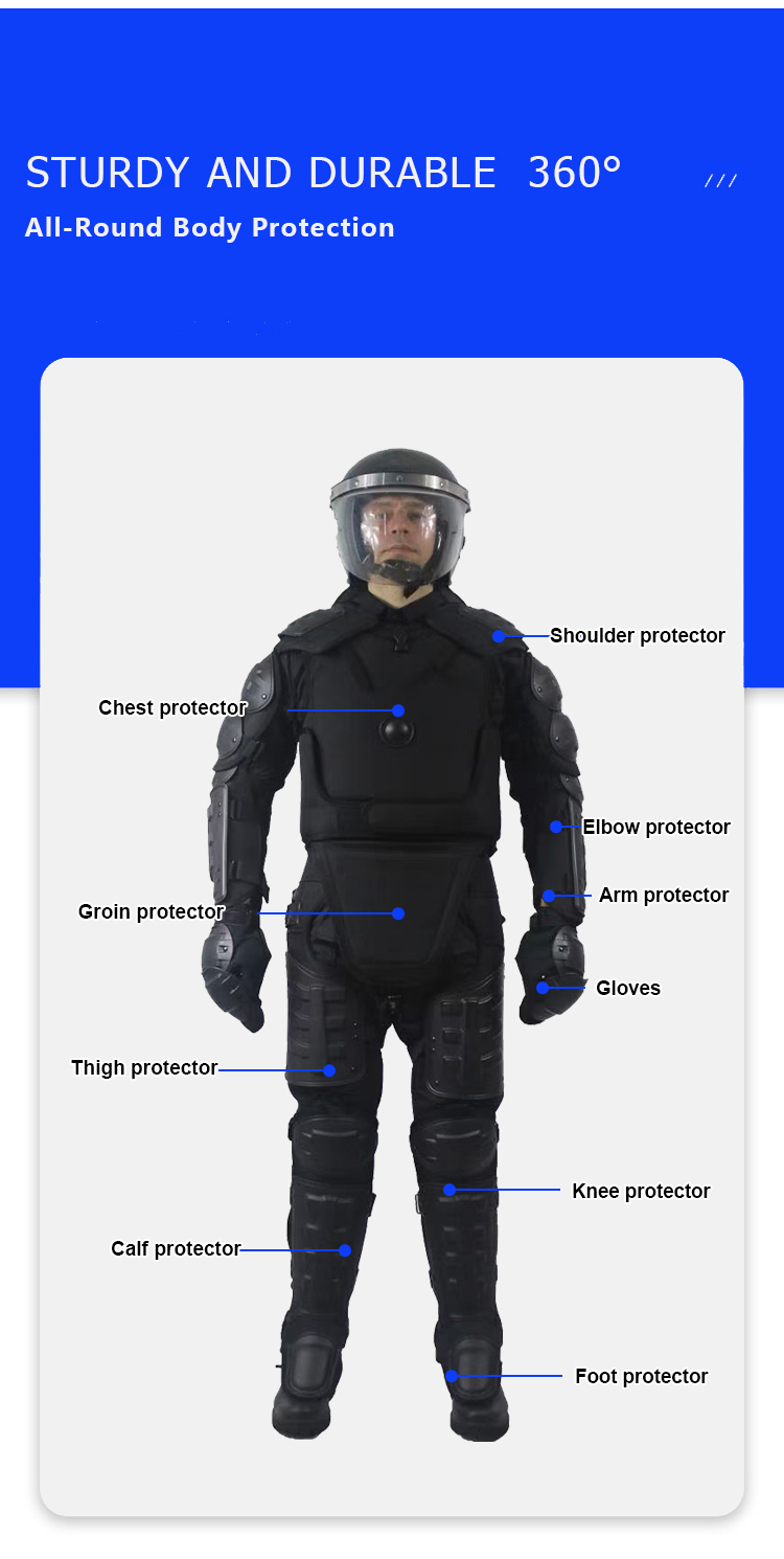 Lightweight riot gear clothing for Government