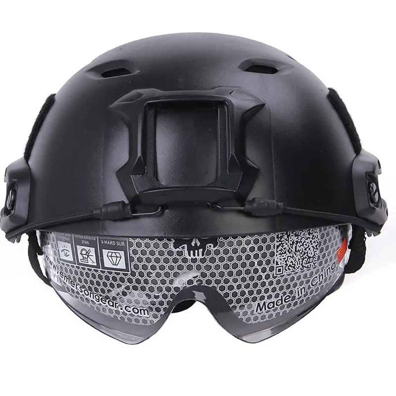 Kofia ya Kijeshi ya Kevlar inayosababishwa na Goggles