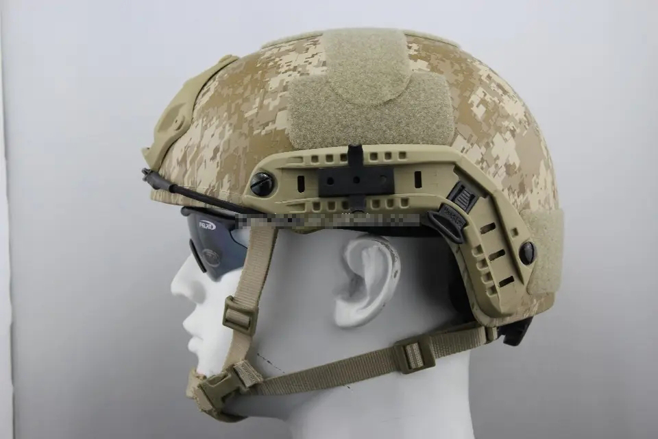 Custom Modular Integrated Communications combat MICH Helmet
