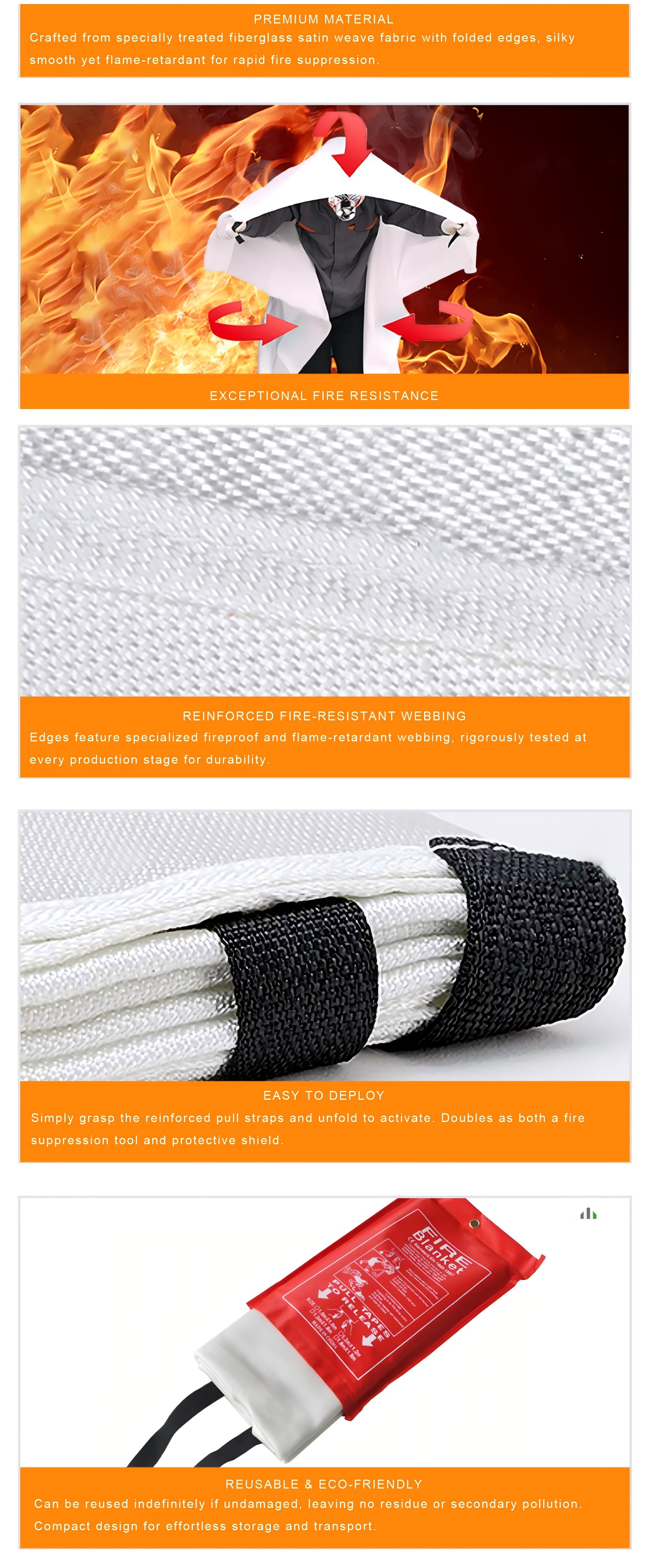 Fire Blankets Customization Support