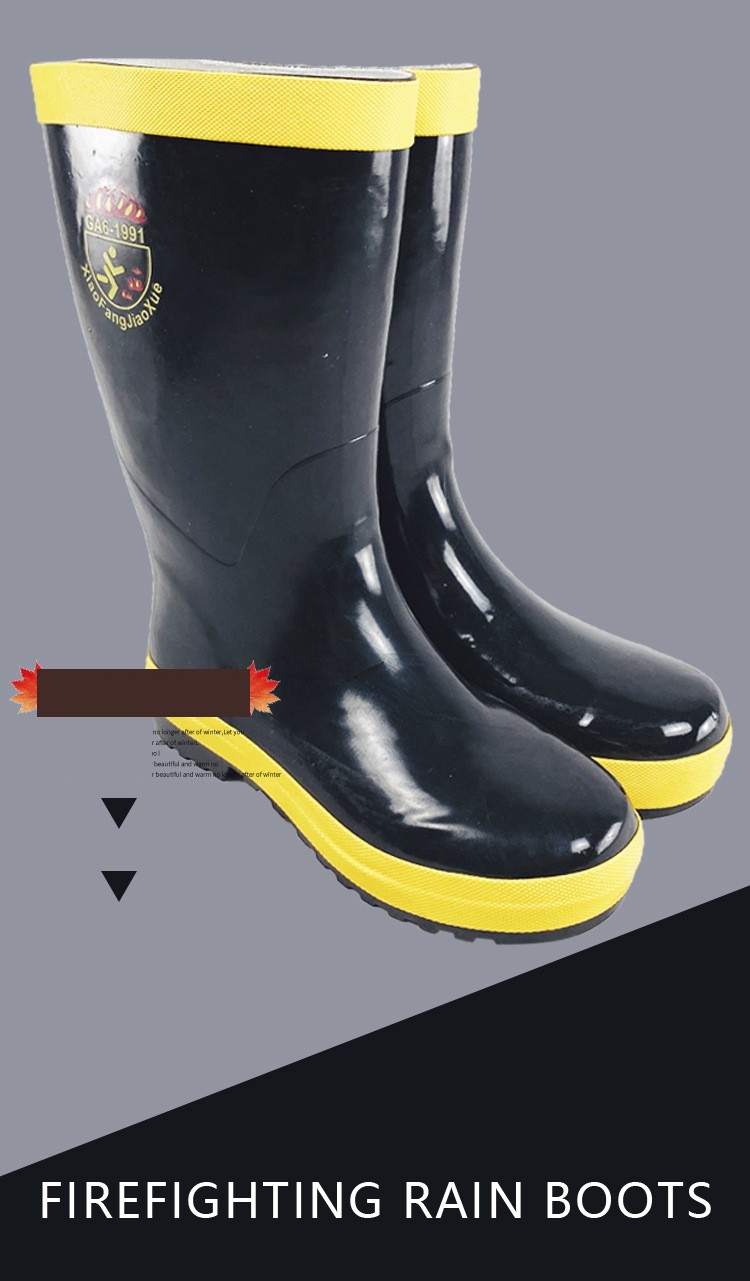Bulk Black Rubber Safety Footwear China Manufacturer